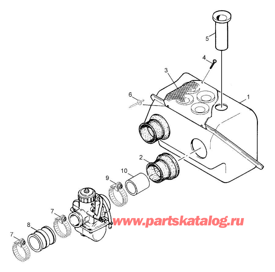 Snowmobiles Lynx  - Radiator, Hoses