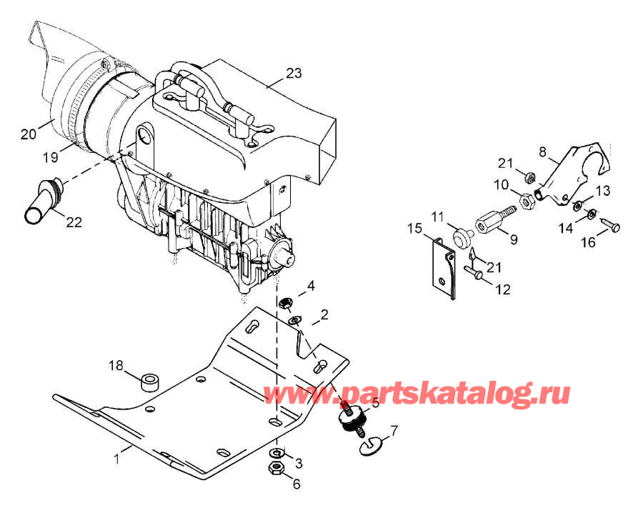 Snowmobiles Lynx  - Rewind Starter - Rewind 