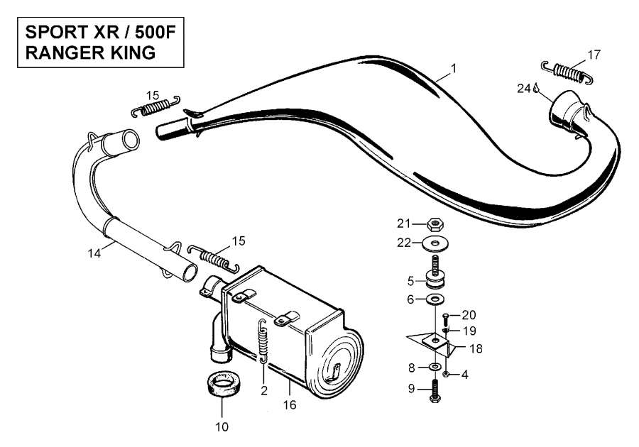 Snowmobile lynx  - Radiator, s - Radiator, Hoses