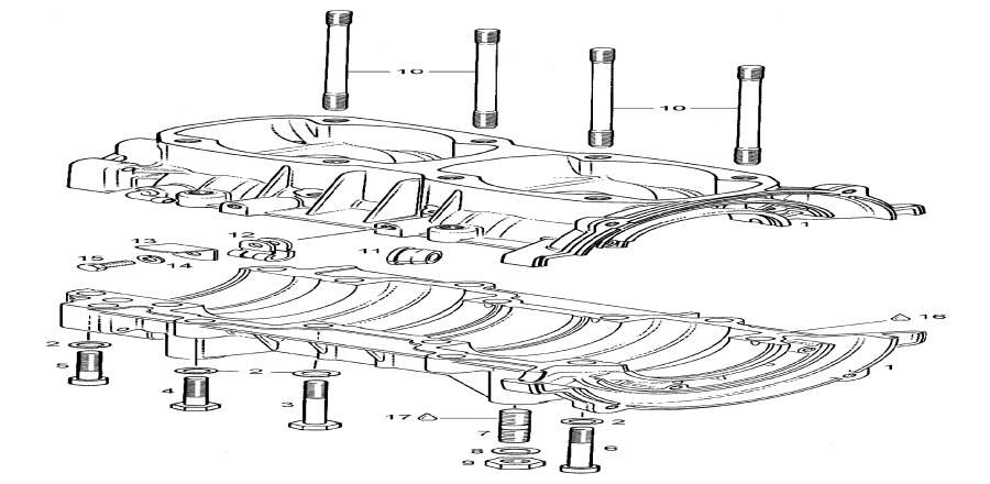Snowmobiles lynx  - Crankcase -  