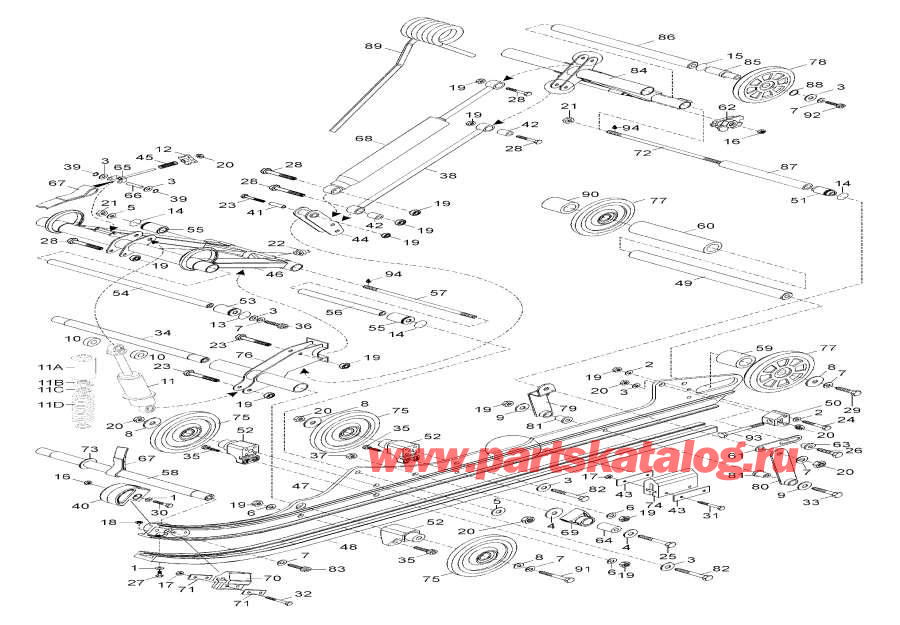 Snow mobile   - Steering /  