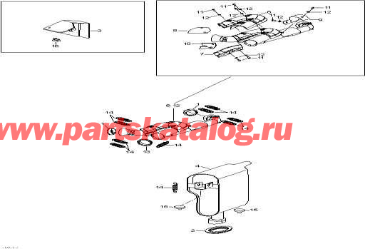 Snowmobile Lynx  - Eghaust System / Eghaust System