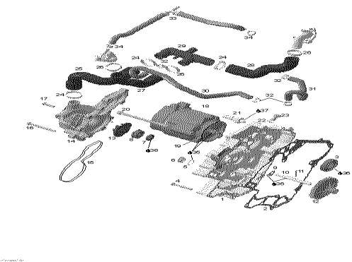 Snowmobiles   - Water   / Waterpump And Alternator