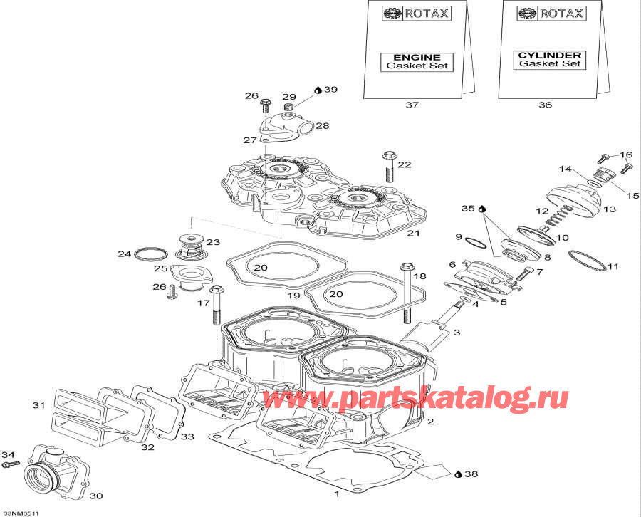 Snowmobiles   - Cylinder / 