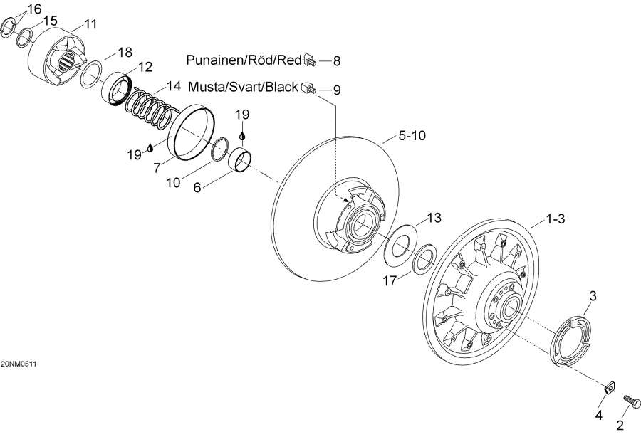    - Driven Pulley /  