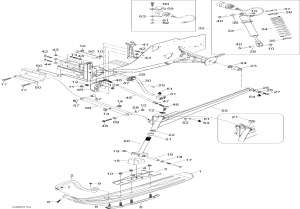 07-    , 400rc (07- Front Suspension And Ski, 400rc)