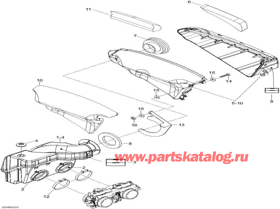 Snowmobiles lynx  - Air Silencer - Air 