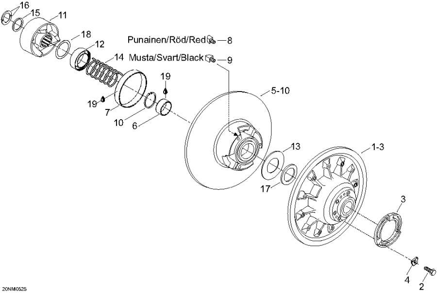  lynx  - Driven Pulley -  