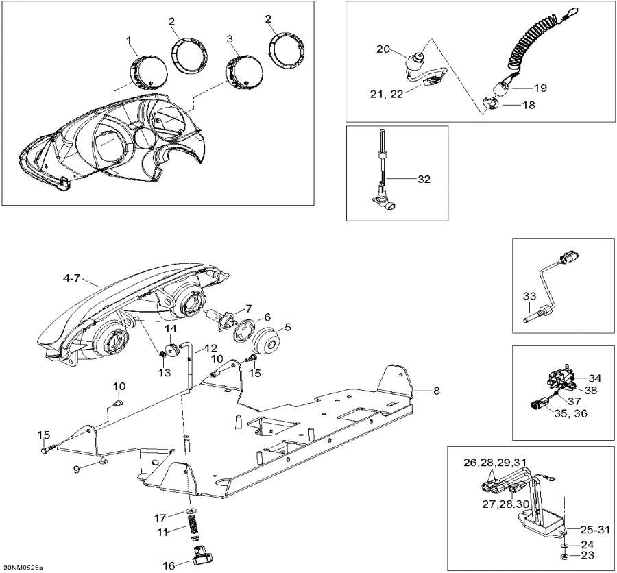 Snowmobile lynx  - Electrical System