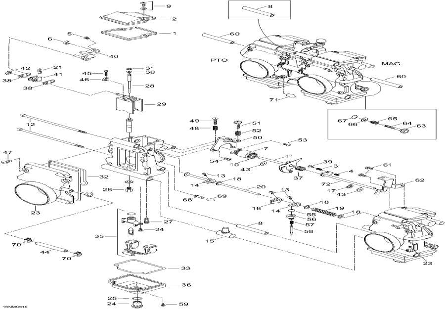 Snow mobile Lynx  -  / Carburetor