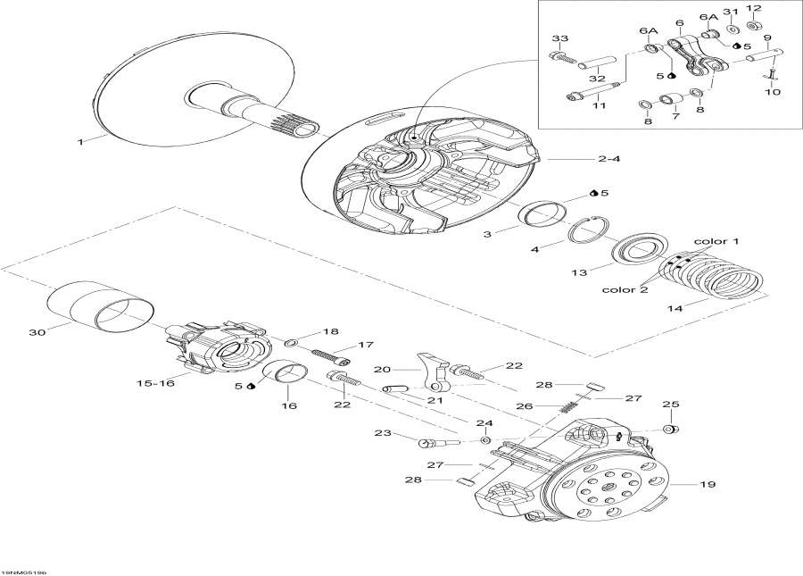 Snowmobile   - Drive Pulley