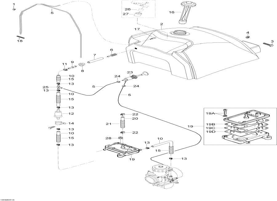 Snowmobiles lynx  -   / Fuel System