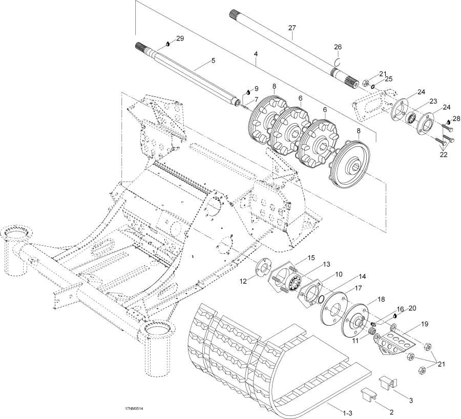 Snowmobiles lynx  - Drive System