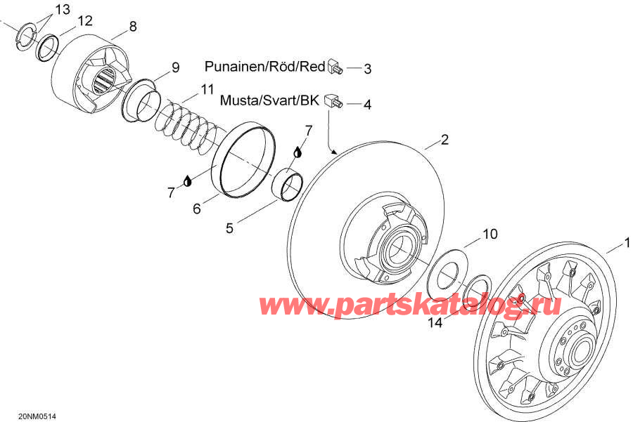    - Driven Pulley