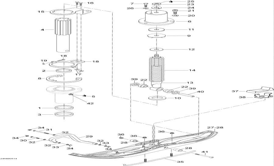 Snow mobile lynx  -     / Front Suspension And Ski