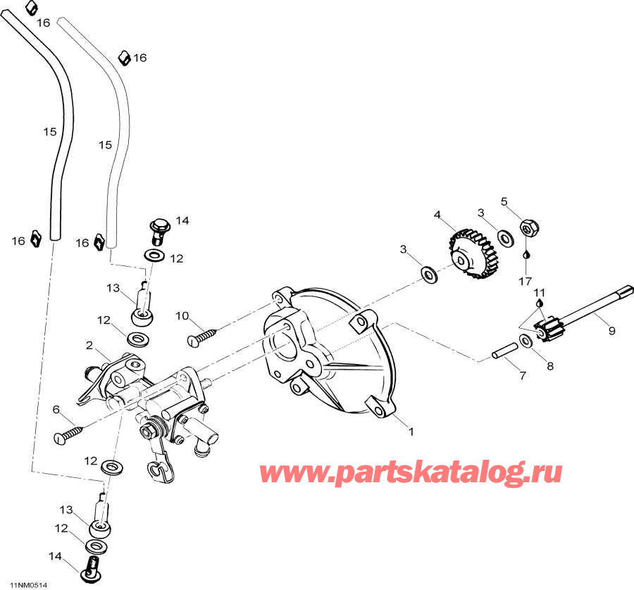Snow mobile �����  - �������� ����� - Oil Pump