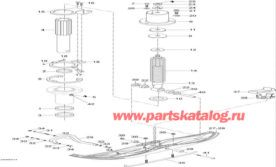 Snowmobiles Lynx  - Front Suspension And Ski /    