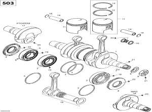 01-   , 503 (01- Crankshaft And Pistons, 503)