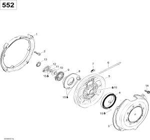 04- Rewind  550 (04- Rewind Starter 550)