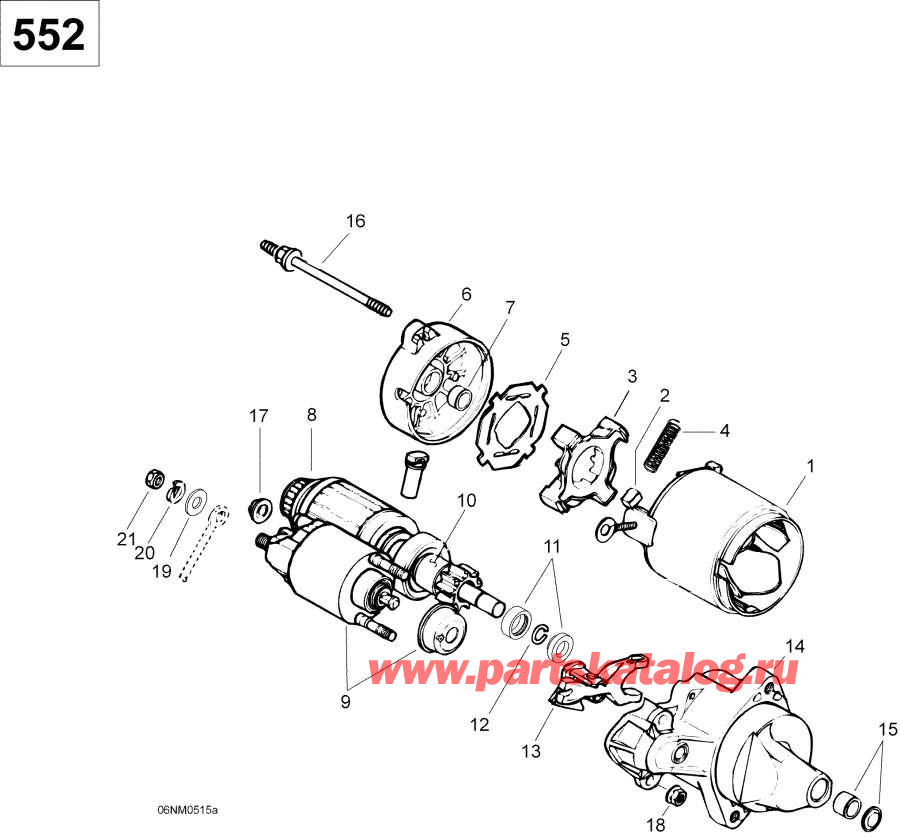 Snowmobiles Lynx  - Rewind  552 - Rewind Starter 552