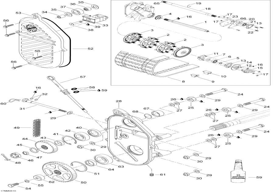 Snowmobiles   - Drive System - Drive System