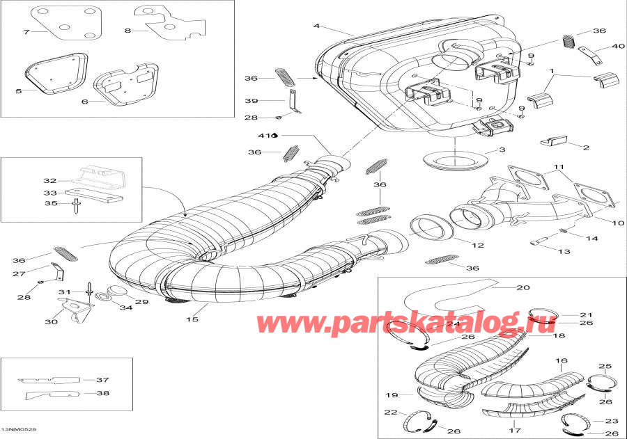  Lynx  - Exhaust System