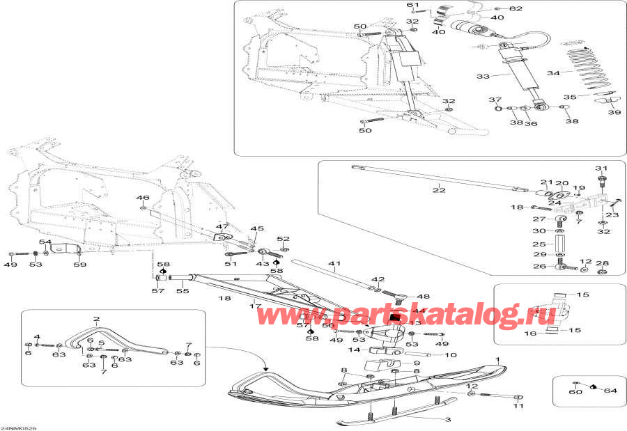  Lynx  -     / Front Suspension And Ski
