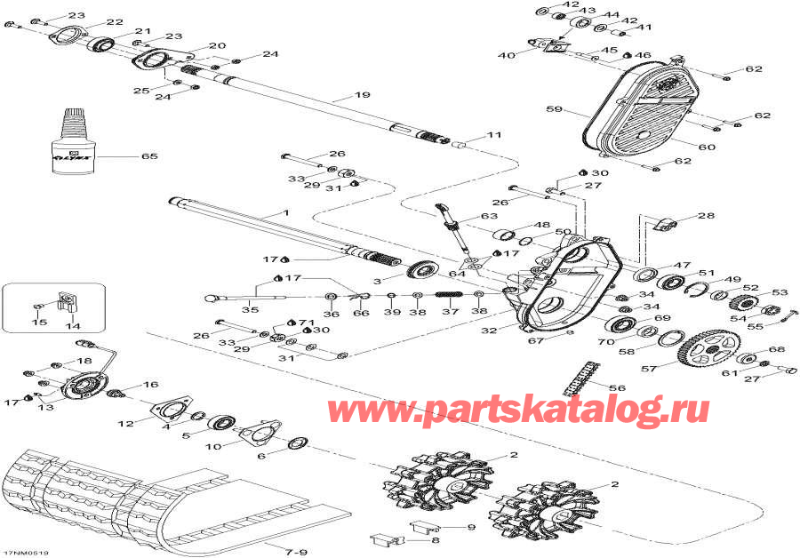 Snow mobile   - Drive System