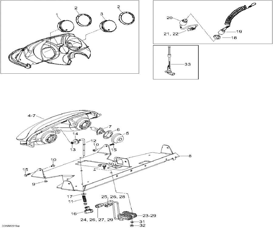 Snowmobiles lynx  - Electrical System -  System