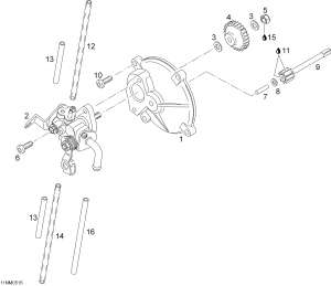02- Масляный насос, 400, 400e (02- Oil Pump, 400, 400e)
