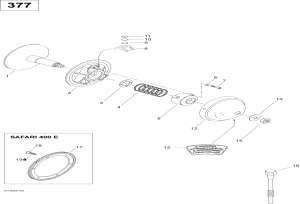05- Шкив привода, 400 (05- Drive Pulley, 400)