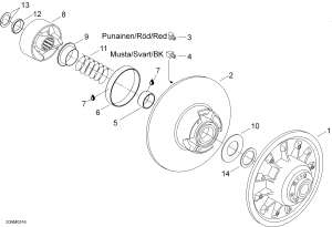 05- Ведомый шкив (05- Driven Pulley)