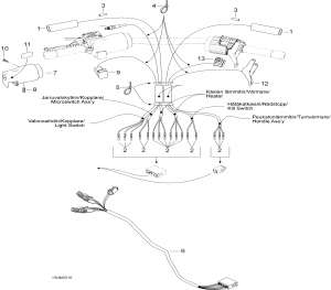 10- Рулевая система Жгут проводов (10- Steering Harness)