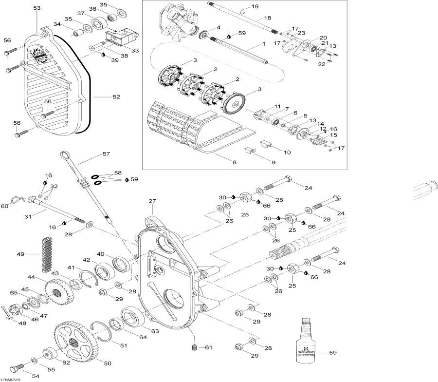 Snowmobiles Lynx  - Drive System, 400, 400e / Drive System, 400, 400e