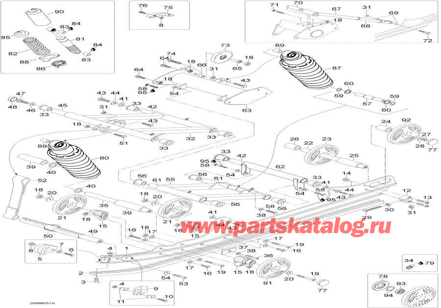 Snow mobile   -   / Rear Suspension