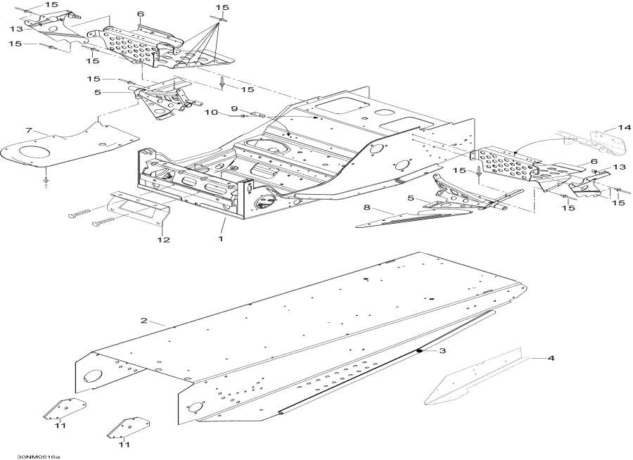 Snow mobile lynx  - , 400, 400e / Frame, 400, 400e
