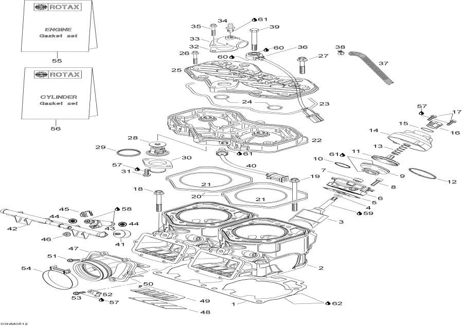  lynx  -      / Cylinder And Cylinder Head