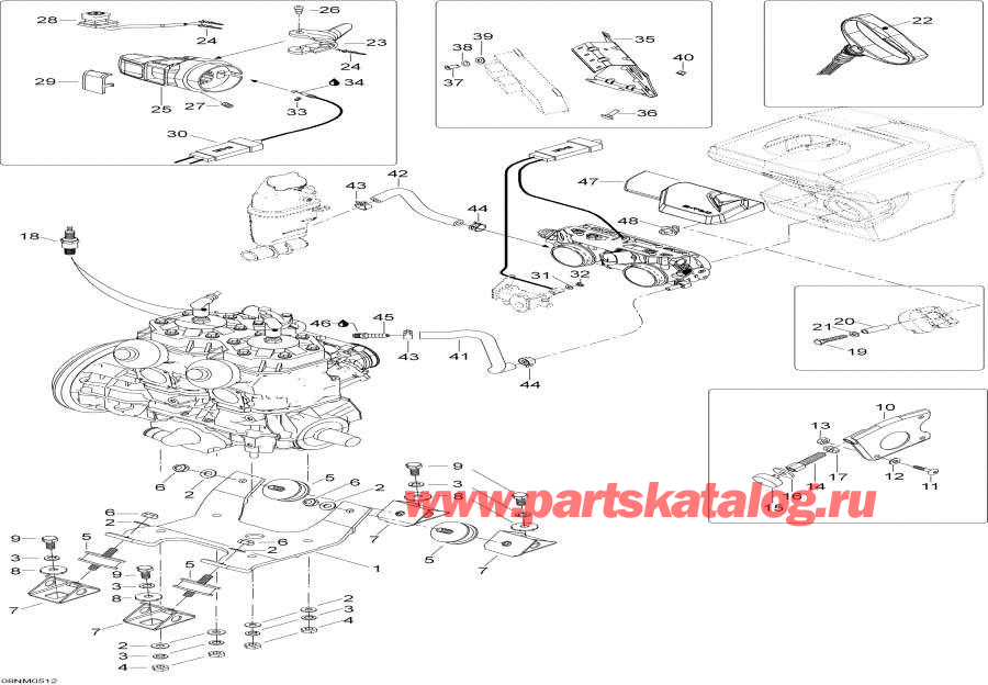 Snowmobiles lynx  - Engine / 