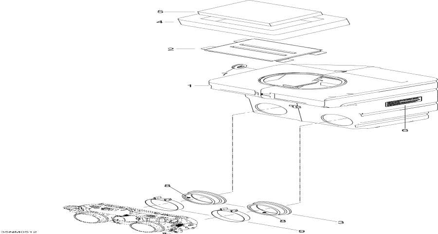 Snowmobiles lynx  - Air   System / Air Intake System