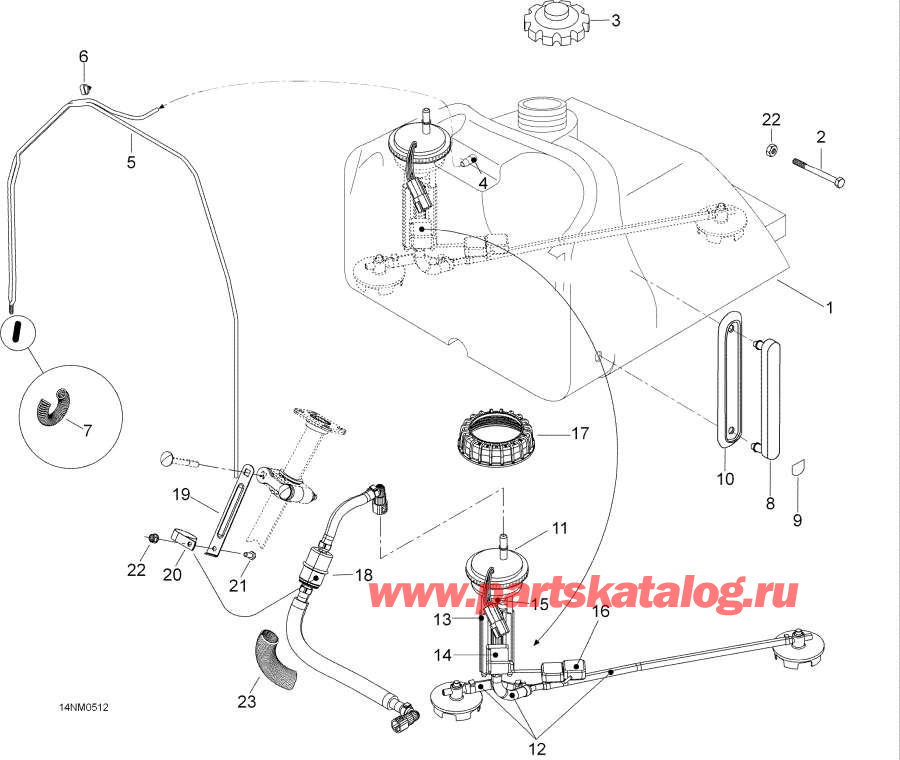 Snowmobile   - Fuel System -  
