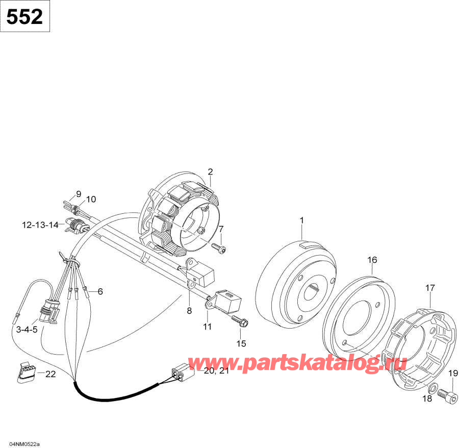 Snowmobiles Lynx  - Ignition, 552 - Ignition, 552