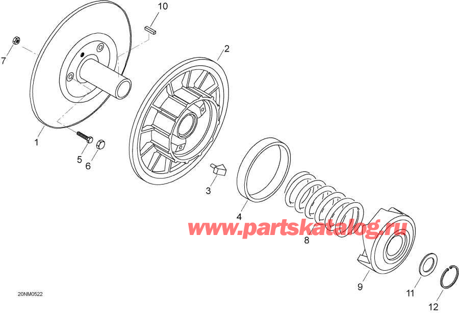 Snowmobiles Lynx  -   / Driven Pulley
