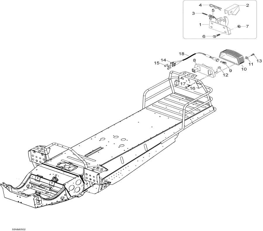 Snowmobile   - Rack