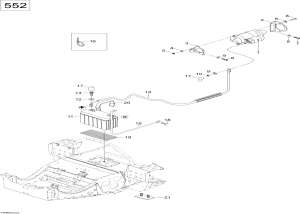 10- Battery  , 550 (10- Battery And Starter, 550)