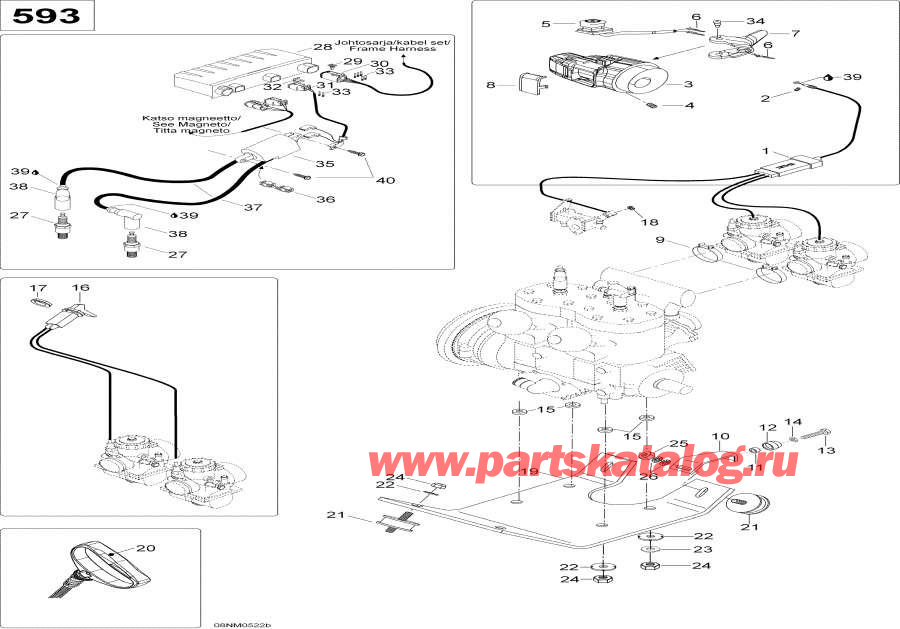  lynx  -    Sport, 593 - Engine And Engine Support, 593