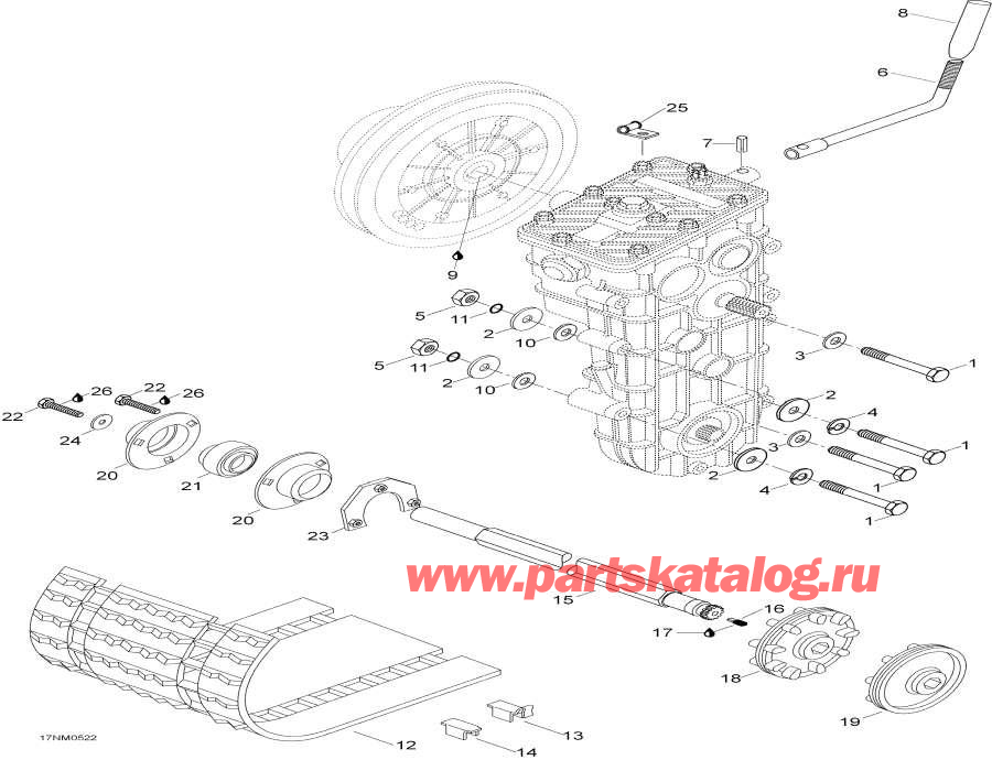 Snowmobiles lynx  - Drive System - Drive System