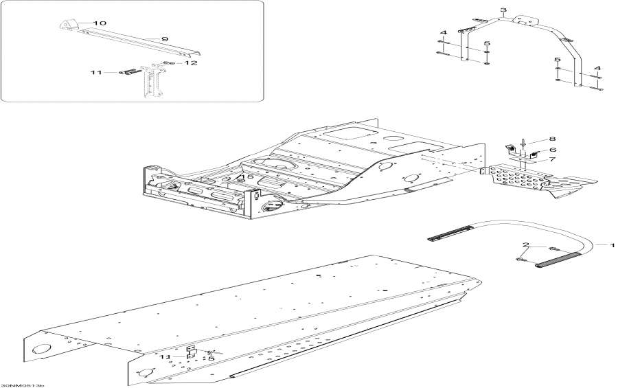 Snow mobile lynx  -  - Frame