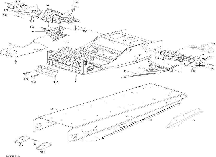 Snowmobiles lynx  - Frame