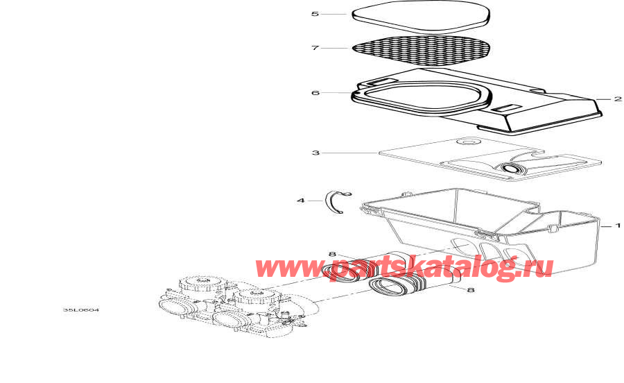 Snowmobile lynx  - Air Intake System - Air ������� ������ System