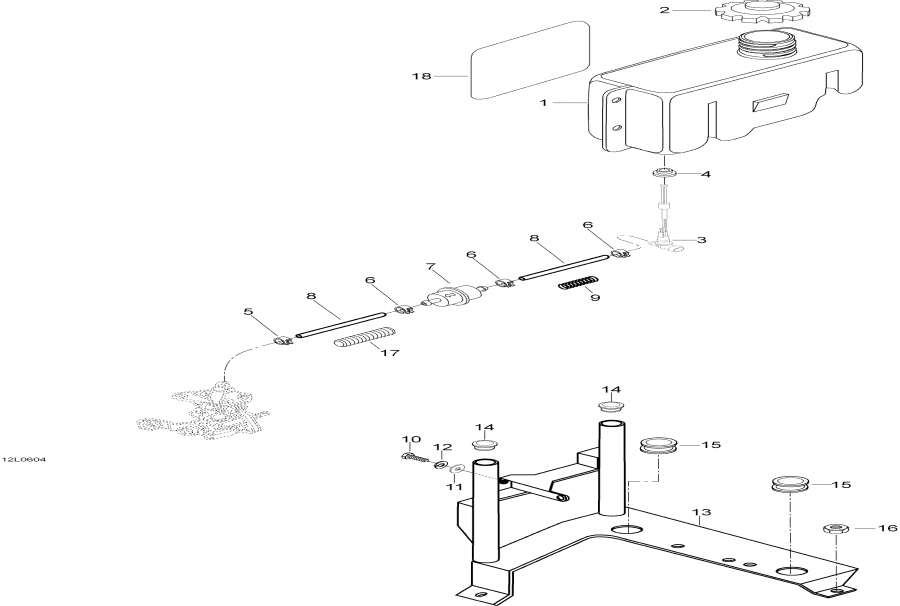 ��������� �����  - Oil Tank And Support